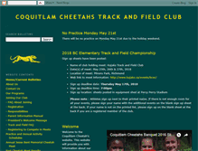 Tablet Screenshot of coquitlamcheetahs.org